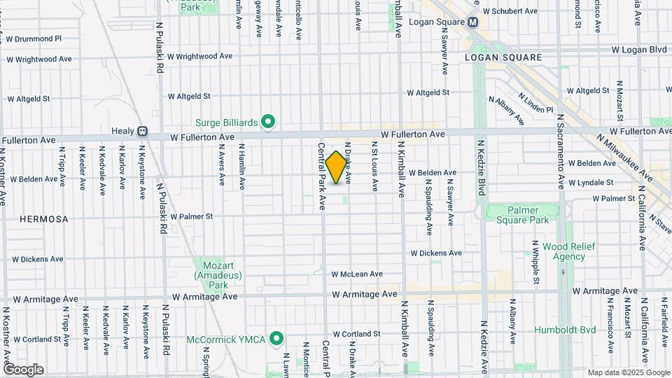 3564 W Lyndale St Map and Location Details