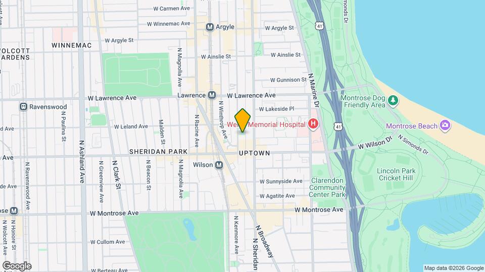 4633 N Kenmore Ave Map and Location Details