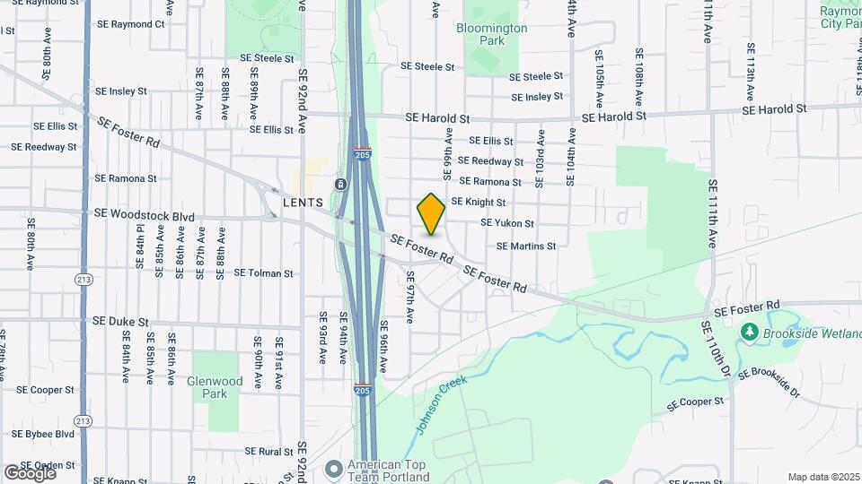9733-9807 SE Foster Rd Map and Location Details