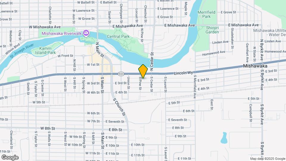 508 E 3rd St Map and Location Details