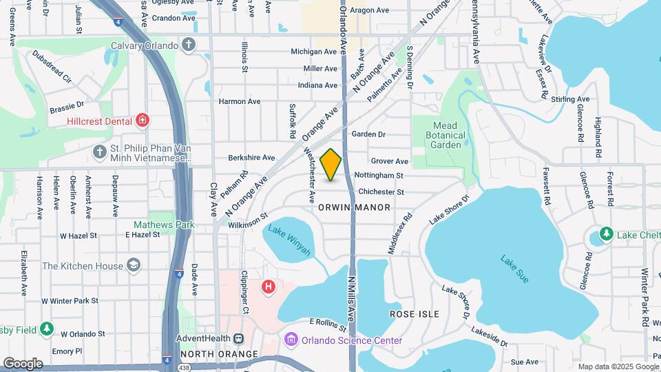 1027 Chichester St Map and Location Details