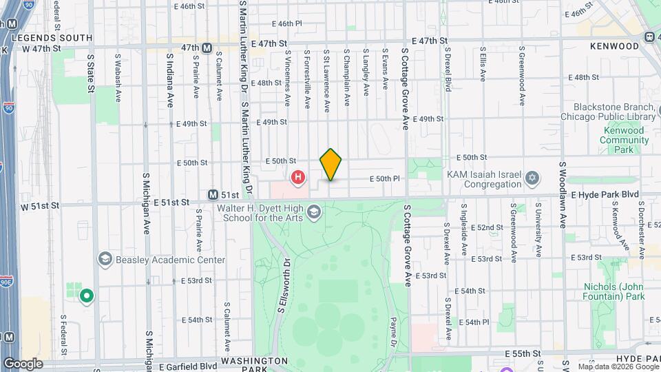 5038 S St Lawrence Ave Map and Location Details