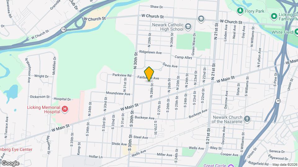 1000 Glenmore Ave Map and Location Details