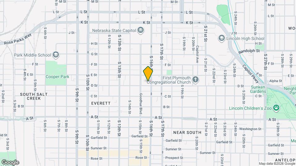 1522 D St Map and Location Details