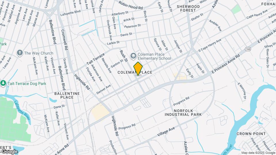 3744 Cape Henry Ave Mapa y Detalles de la Ubicación