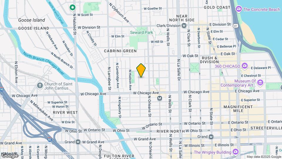 361 W Chestnut St, Unit 1312 Map and Location Details