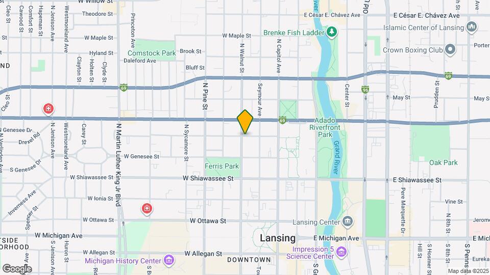 321 W Lapeer St Mapa y Detalles de la Ubicación