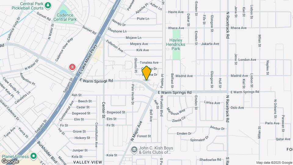 548 Bayo Canyon Ct Map and Location Details