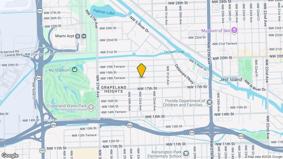 1825 NW 33rd Ave Map and Location Details