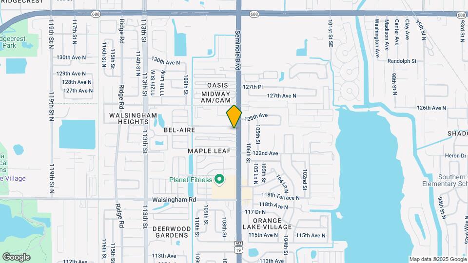 12344 Seminole Blvd Map and Location Details