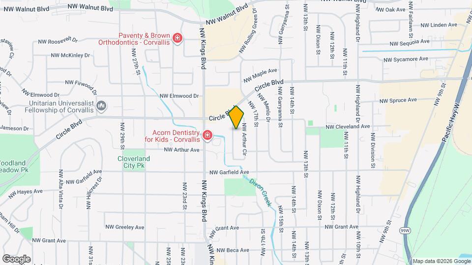 1720 NW Arthur Cir Map and Location Details