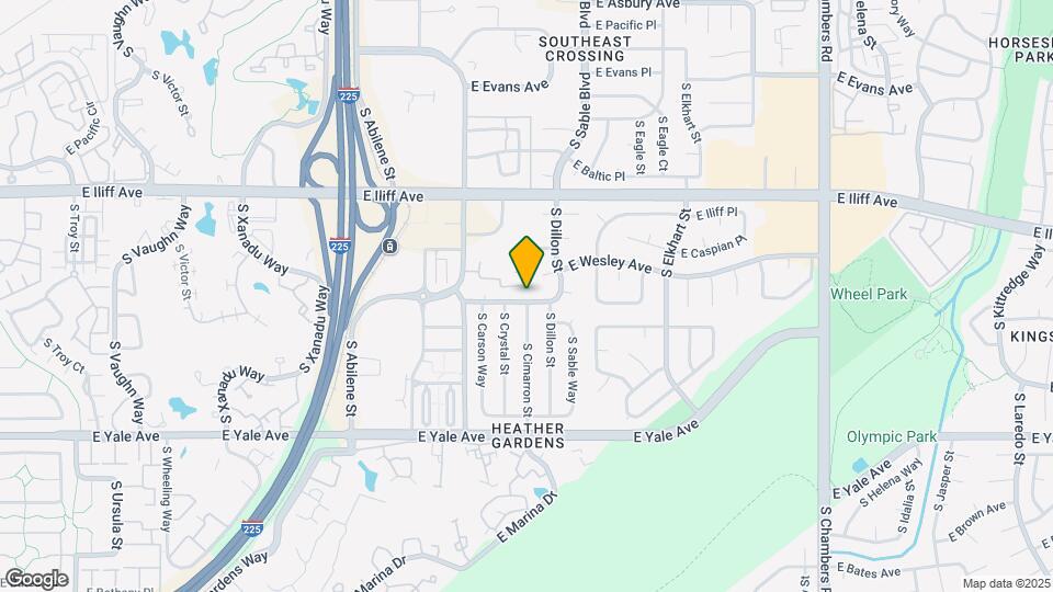 14355 E Harvard Ave Map and Location Details