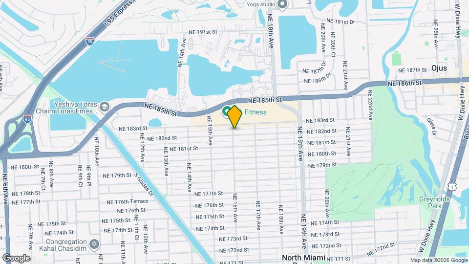 1601 NE 182nd St Map and Location Details