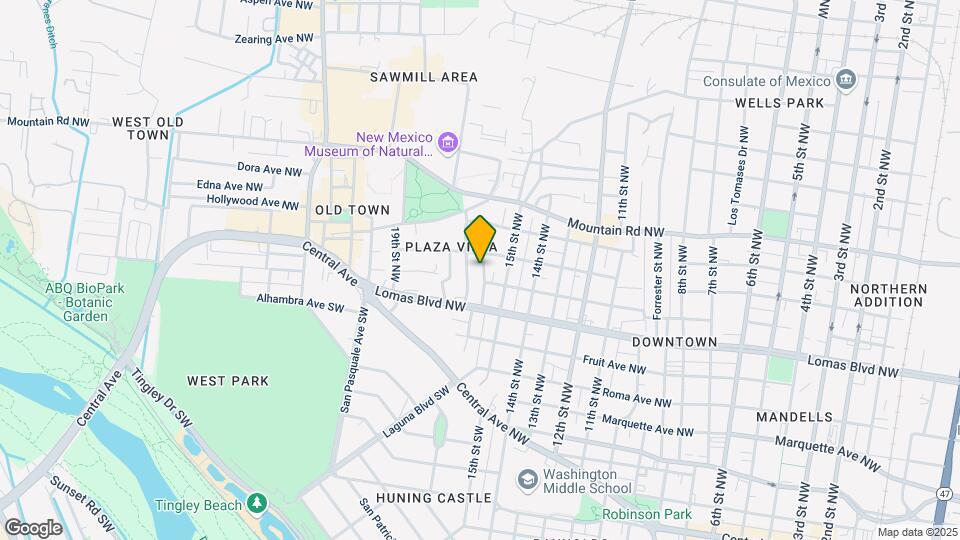 615 16th St NW Map and Location Details