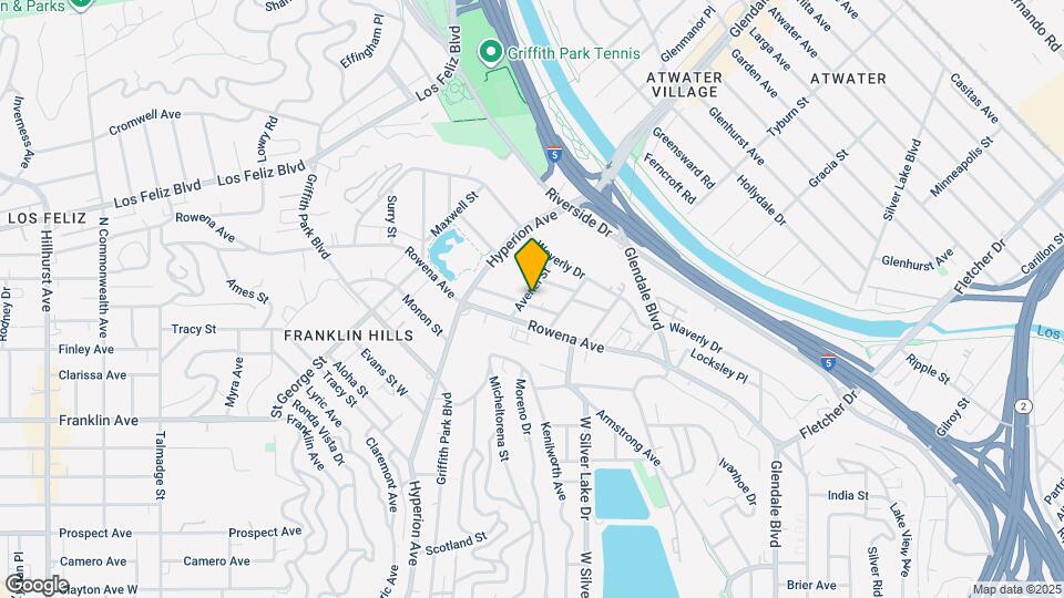 2828 Avenel St Map and Location Details