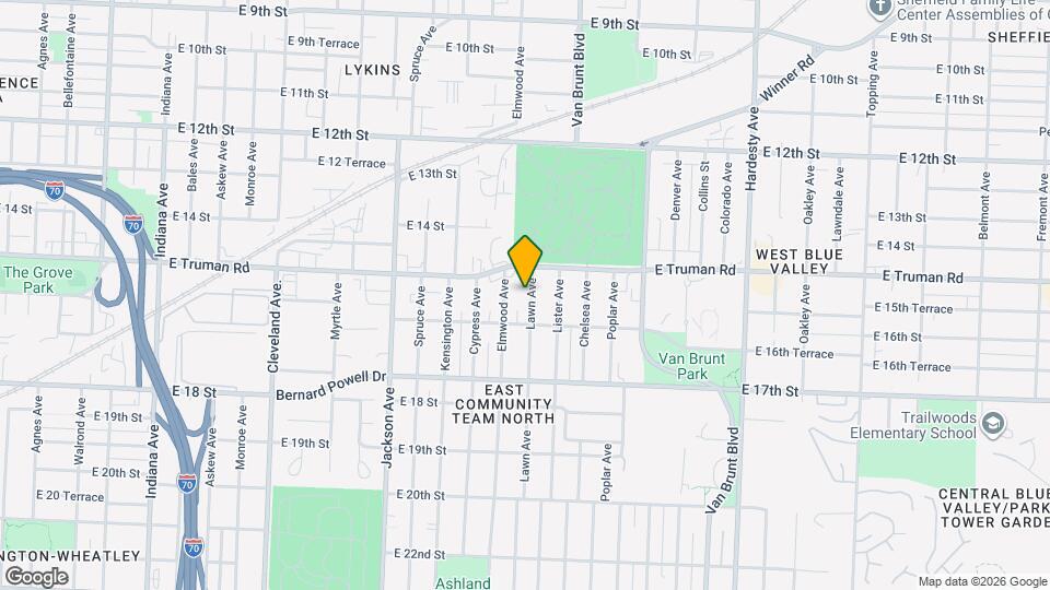 1520 Lawn Ave Map and Location Details