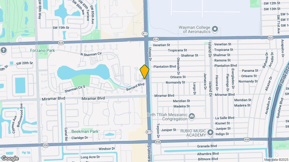 2289 SW 80th Terrace Map and Location Details