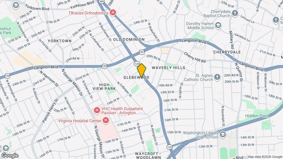 2045 N Abingdon St Map and Location Details