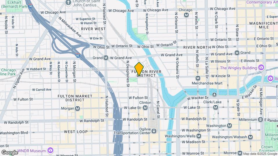 599 W Kinzie St Map and Location Details