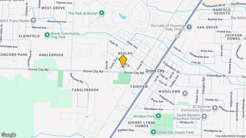 3612 Grove City Rd Map and Location Details