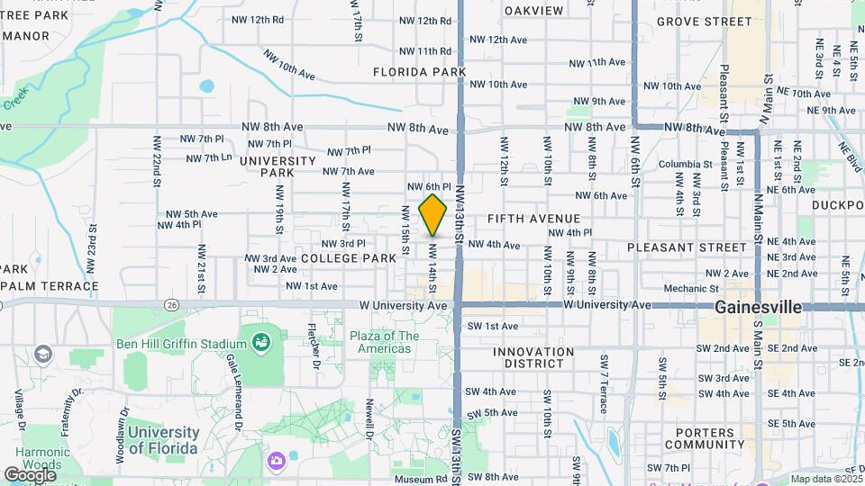 325 NW 14th St Map and Location Details