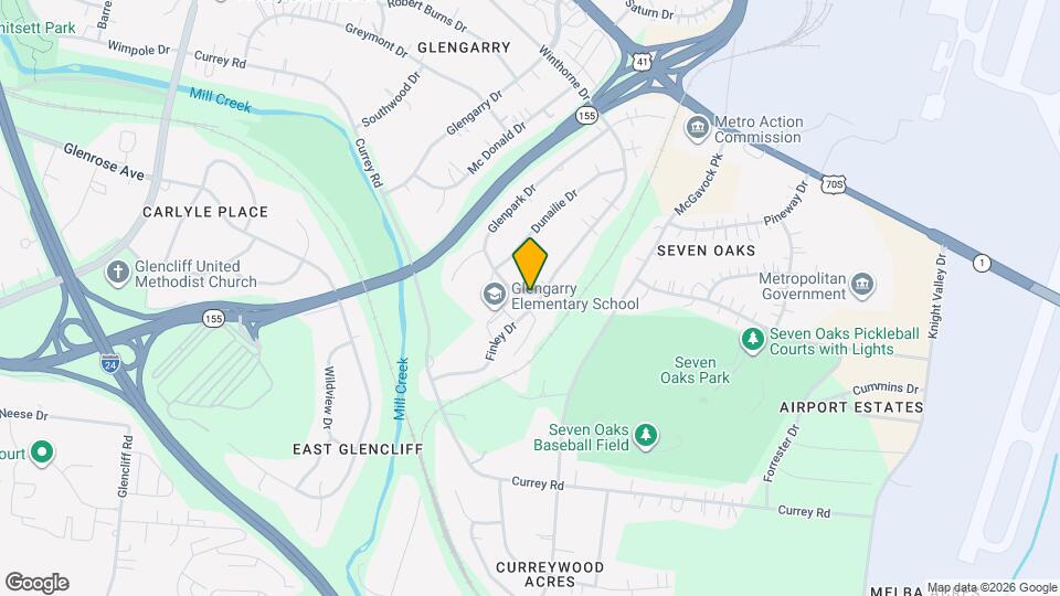 608 Glenpark Dr Map and Location Details