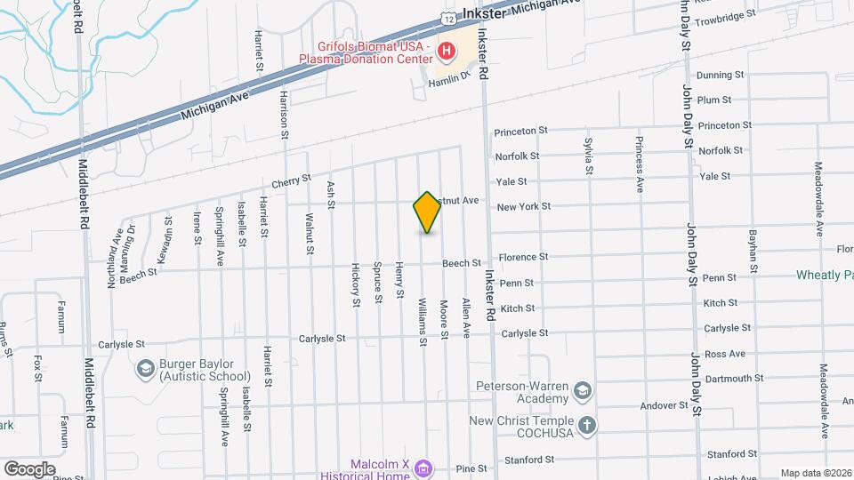 3315 Williams St Map and Location Details