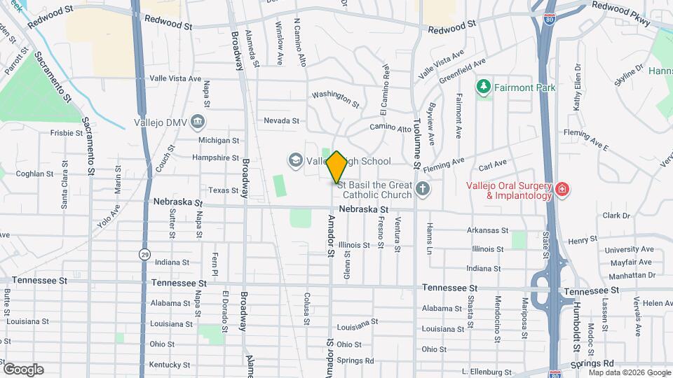 1426 Amador St Mapa y Detalles de la Ubicación