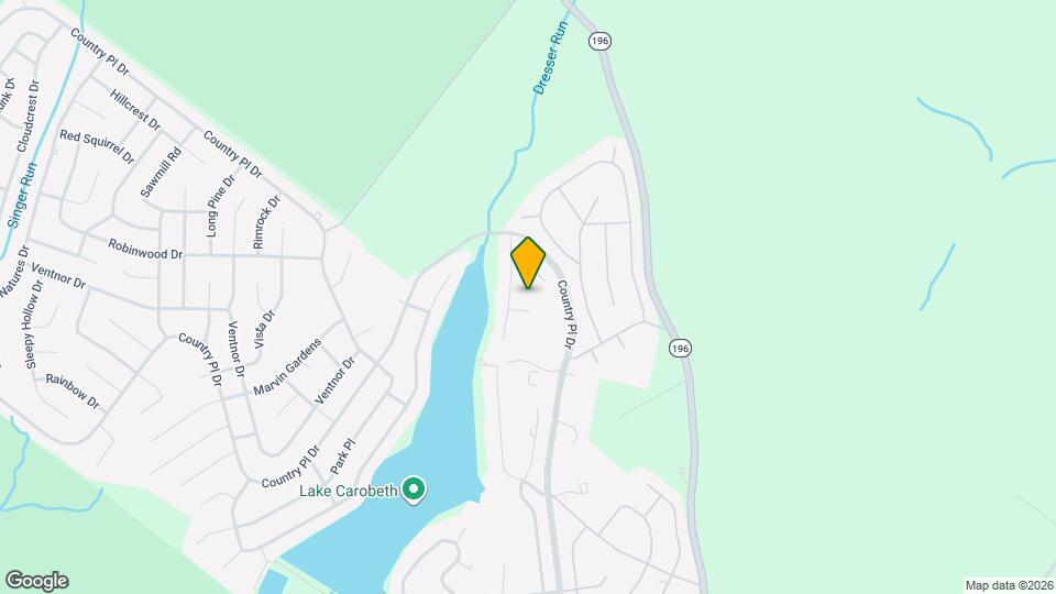 5282 Sunshine Ln Map and Location Details