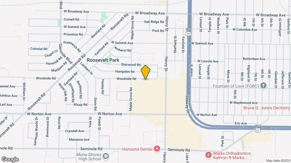 Roosevelt Park Apartments Map and Location Details