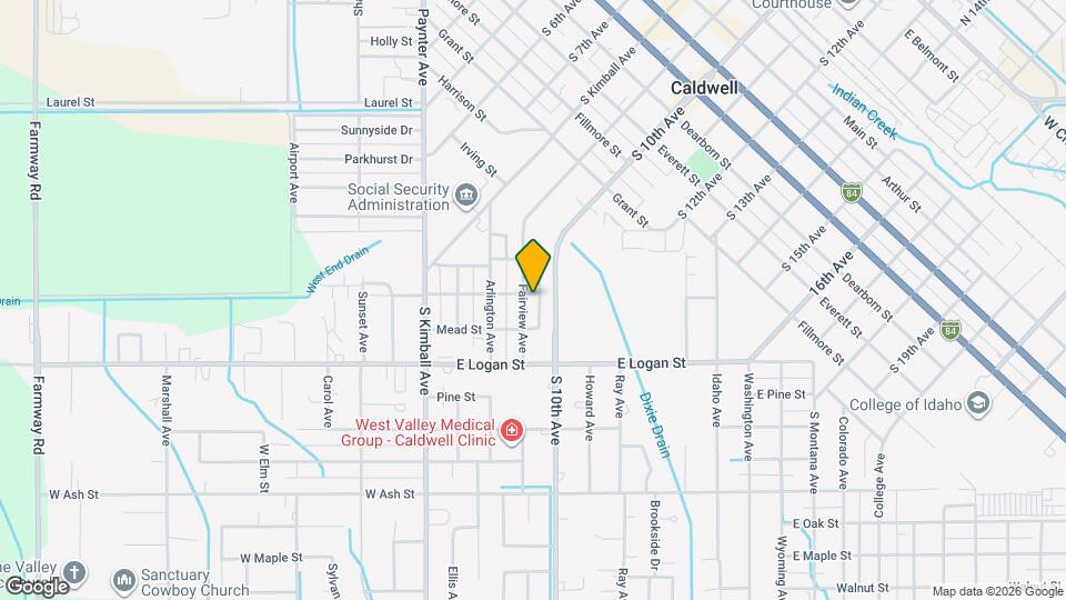 1503 Fairview Ave Map and Location Details