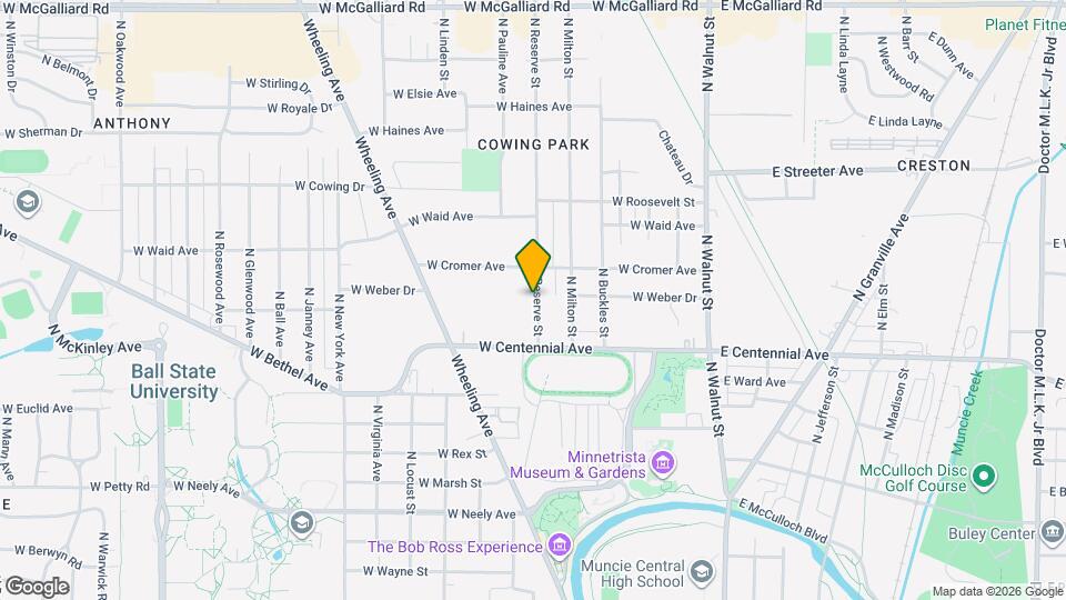 1809 N Reserve St Map and Location Details