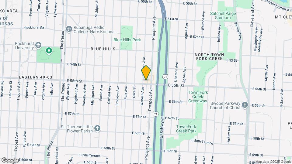 2504 E 55th St Map and Location Details
