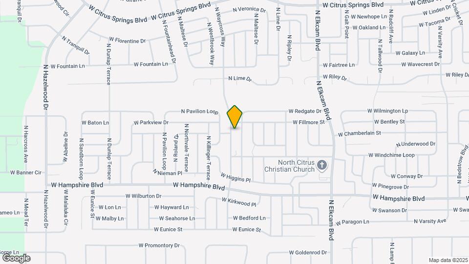 6691 N Waycross Way Map and Location Details