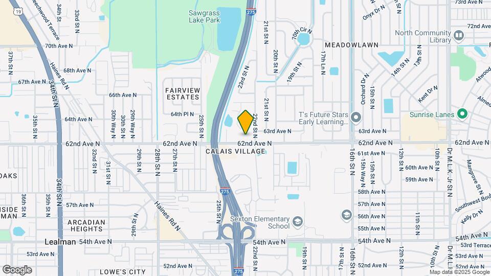 2225 62nd Ave N, Unit 0 Map and Location Details