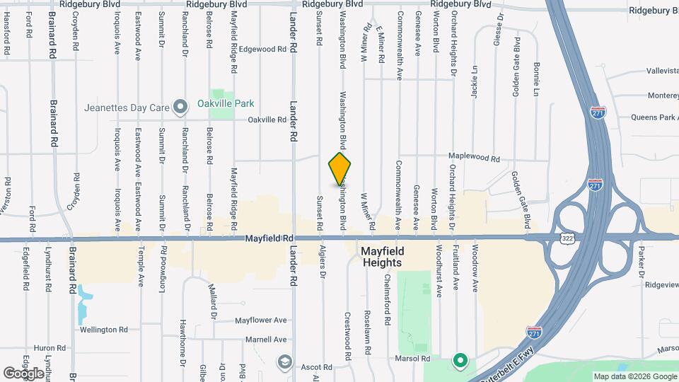 1404 Washington Blvd Map and Location Details