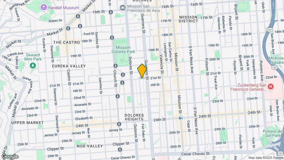 1 Fair Oaks St Mapa y Detalles de la Ubicación