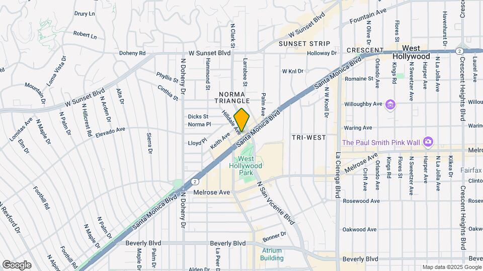 802 Hilldale Ave Map and Location Details