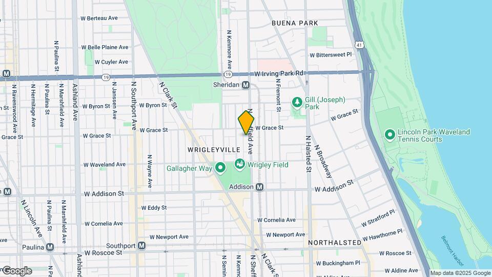 3748 N Sheffield Ave-Unit -G Map and Location Details