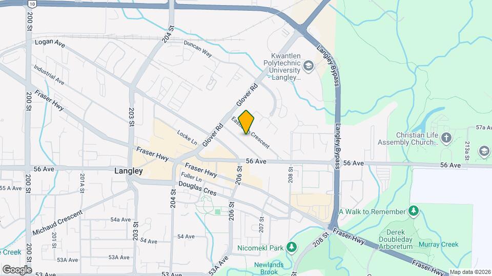 20650 Eastleigh Cres Map and Location Details