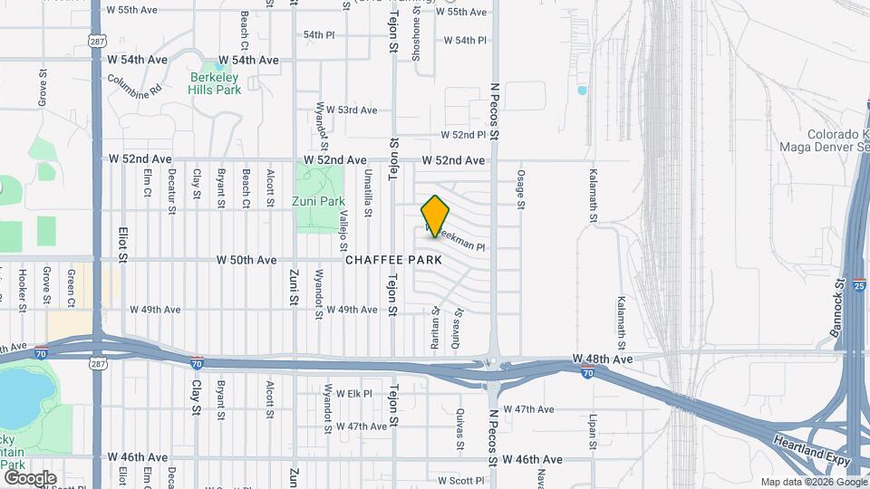 1855 W Stoll Pl Map and Location Details