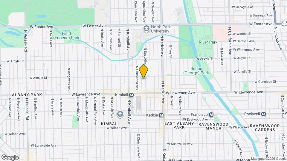 4844 N Spaulding Ave Map and Location Details
