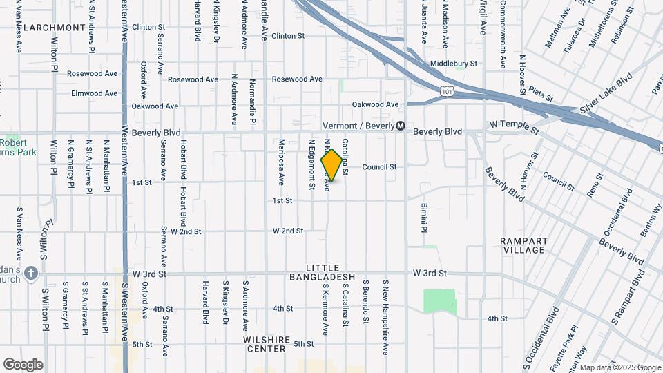 124 N Kenmore Ave Map and Location Details