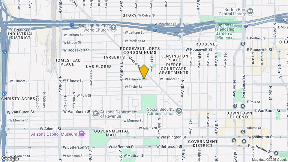 1123 W Fillmore St, Unit 1123 #1 W. Fillmore St. Mapa y Detalles de la Ubicación