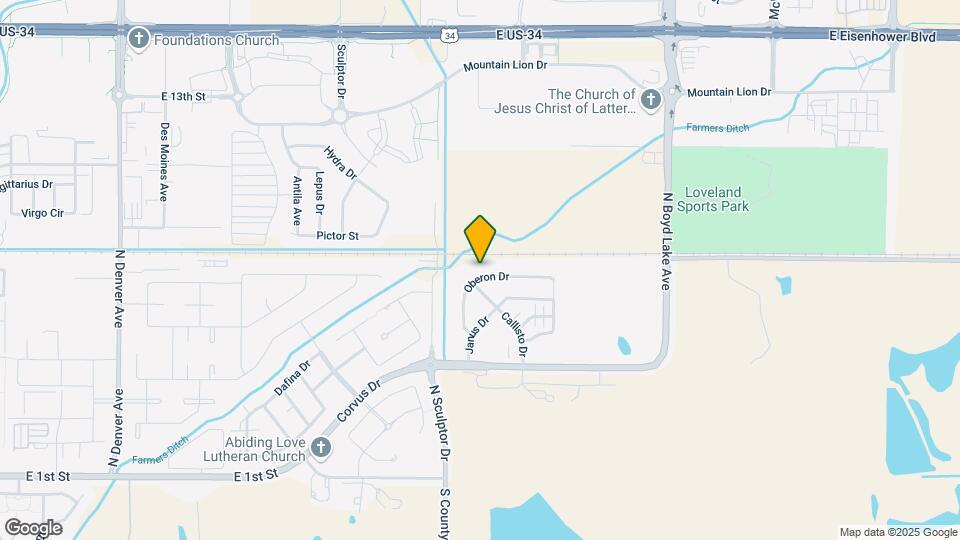 3413 Oberon Dr Map and Location Details