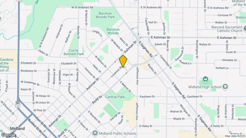 206 Harold St Map and Location Details