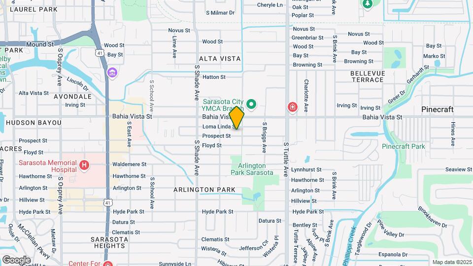 2569 Prospect St Map and Location Details