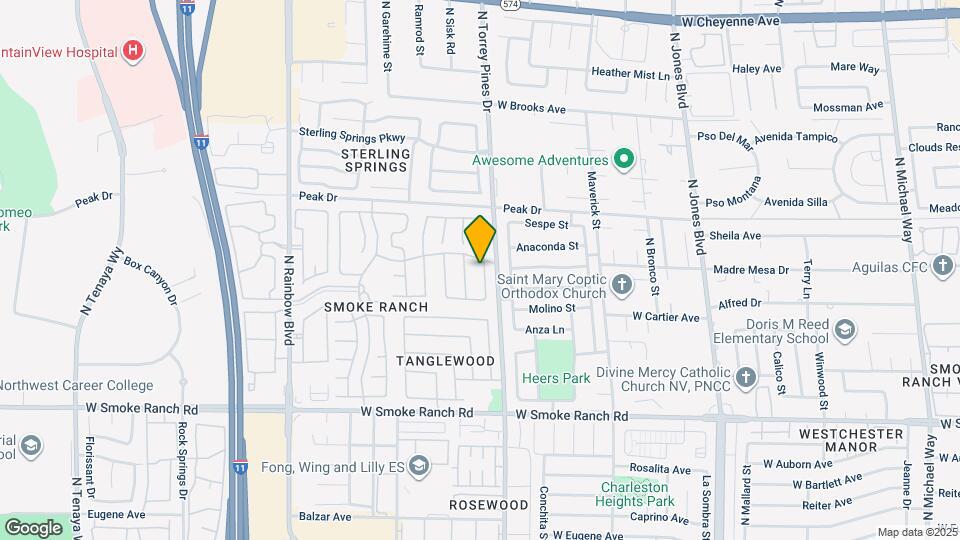 2629 Ironside Dr Map and Location Details