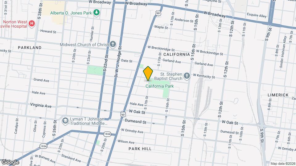 1038 S 17th St Mapa y Detalles de la Ubicación