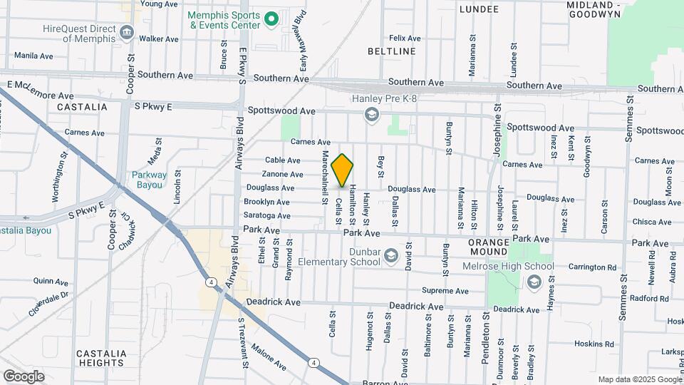 802 Cella St Map and Location Details